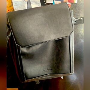 Vegan leather backpack